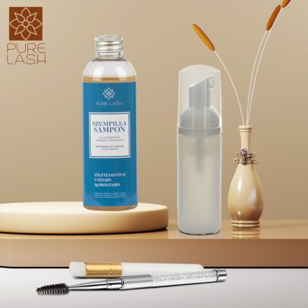 100 ml fragrance free eyelash shampoo with accessories