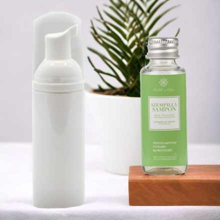 Šampón na mihalnice s vôňou zeleného čaju a spenenou fľaštičkou - 30ml