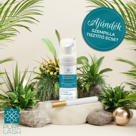 Illatmentes szempillasampon haboló flakonban - 50 ml