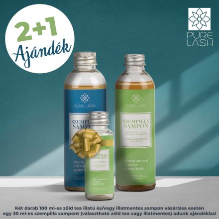 100+100 ml szempillasampon ajándék 30 ml-es samponnal